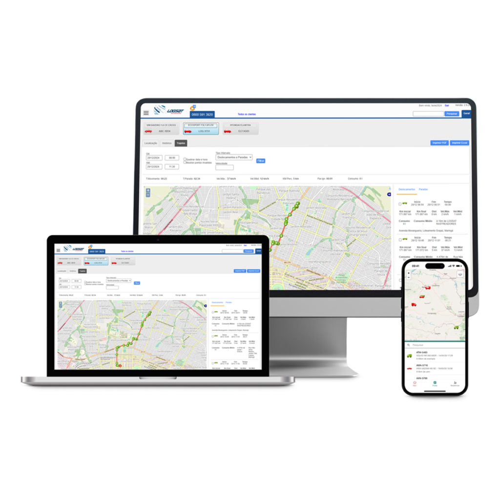 sistema de rastreamento veicular multidispositivo